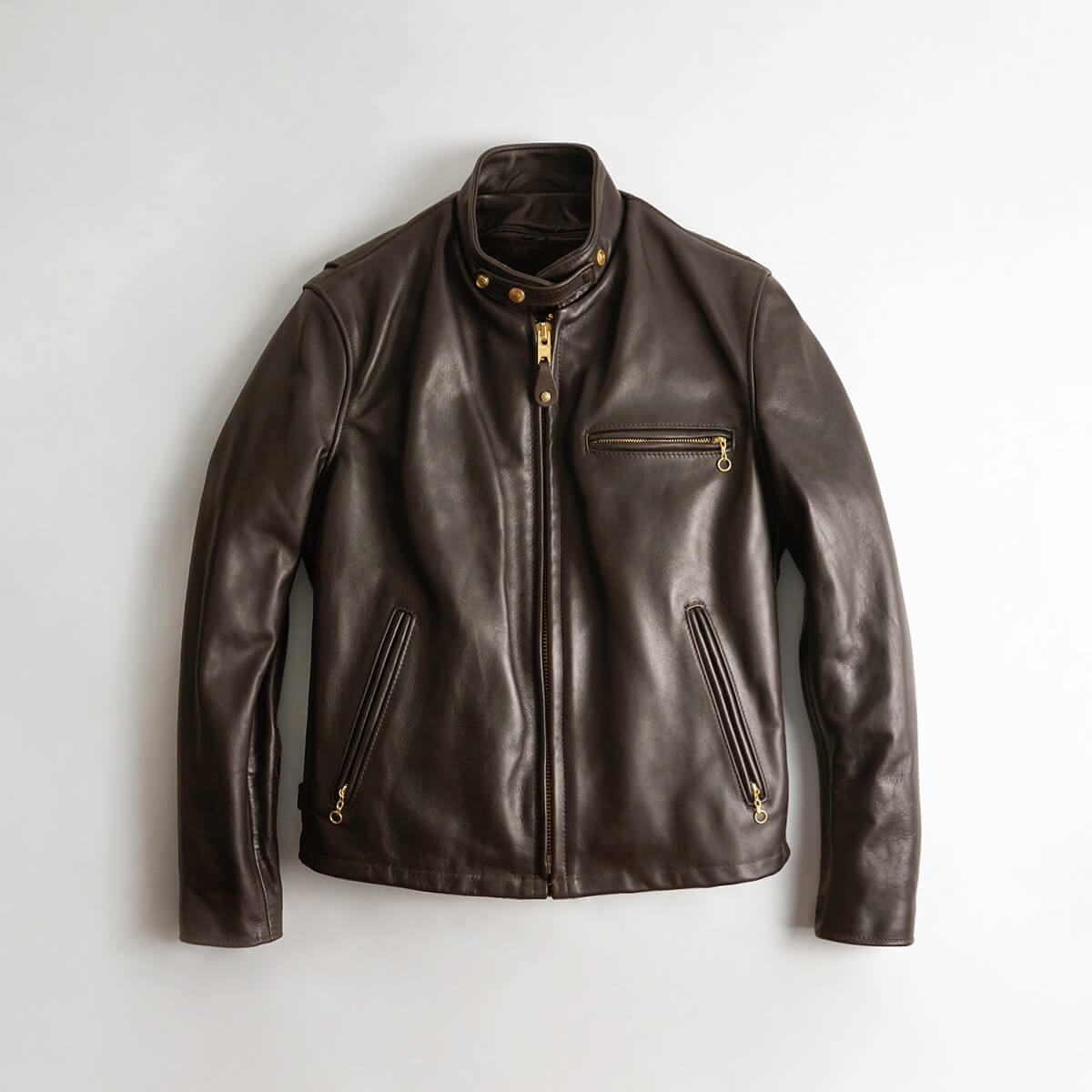 Schott N.Y.C（ショット） SCHOTT 141 シングルライダース ブラウン