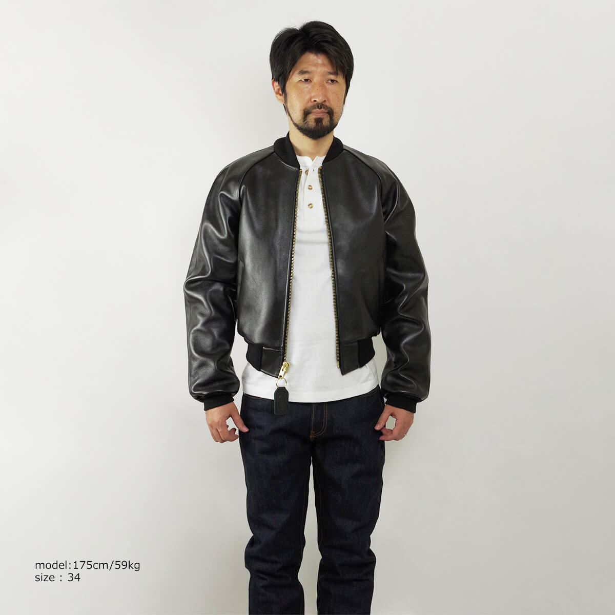 VANSON（バンソン） VANSON TJ チームジャケット ブラック アメリカ製