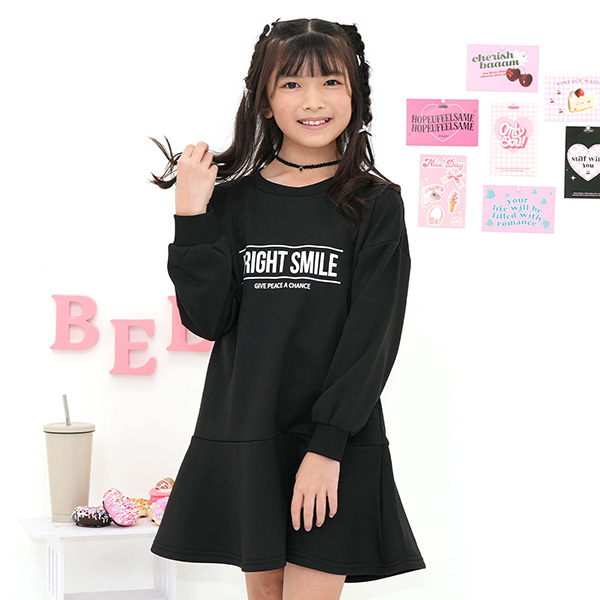 Bee des Bee マーメイドワンピース 長袖 子供服 キッズ ジュニア