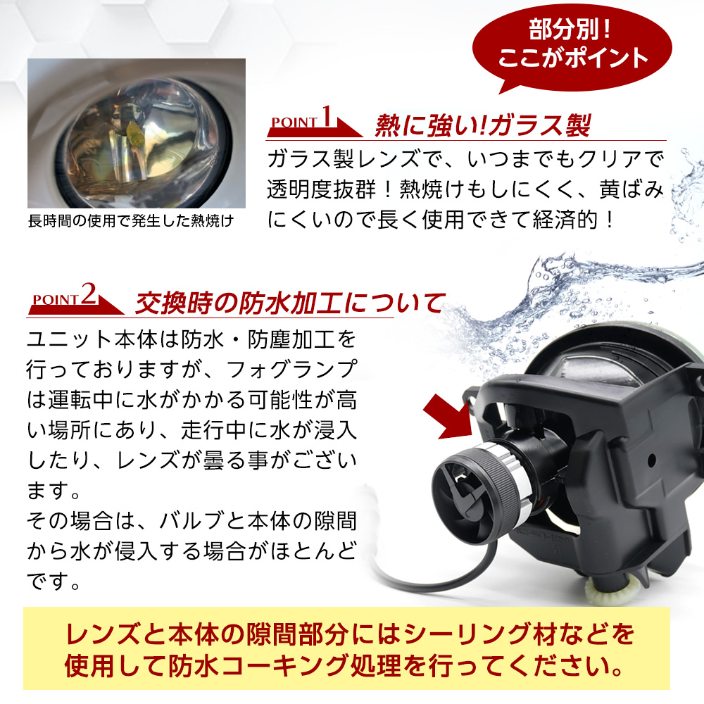 信玄 限定15%OFFcp プリウス 50系 トヨタ フォグユニット 交換用