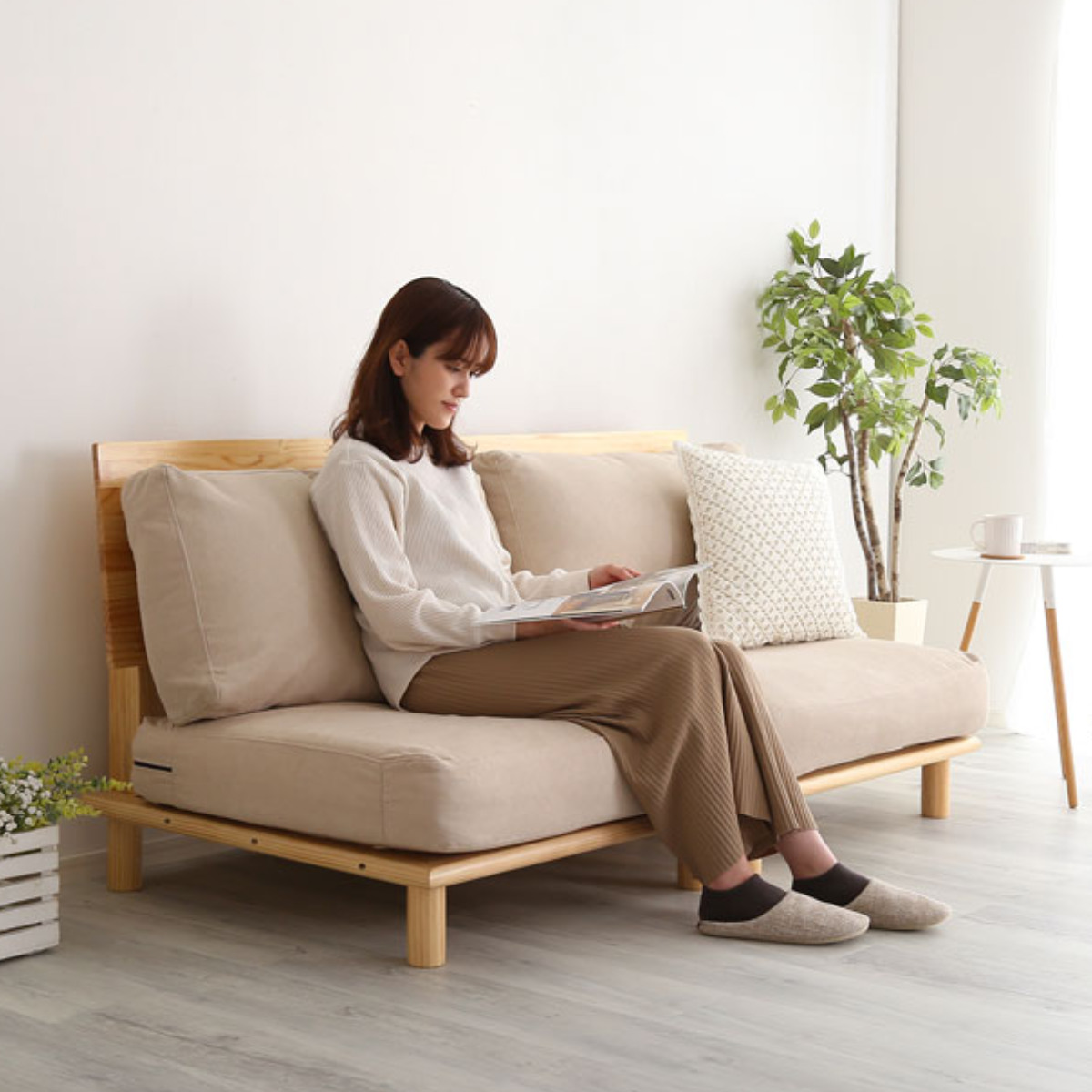 ホームテイスト（HOME taste） お掃除ロボット対応 ソファ 幅160cm