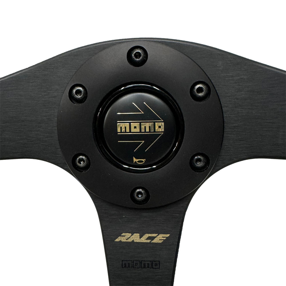 MOMO（モモ） ステアリング RACE NOTO BLACK/GOLD 35 350mm レース