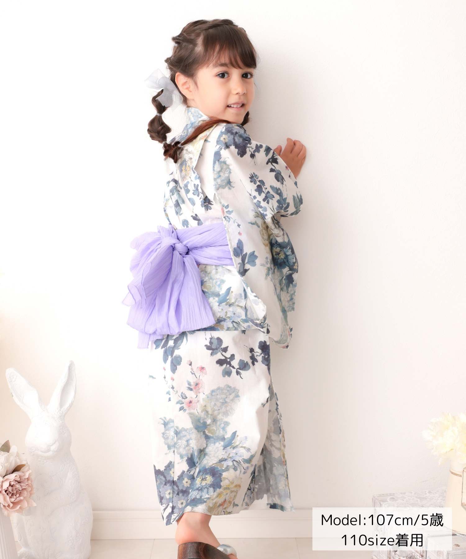 SweetMommy（スウィートマミー） 浴衣 子供 子ども キッズ セット 4点