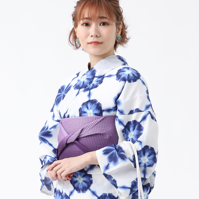 ごはん浴衣 カルキュロ 浴衣 3点セット 大人 セット 女性 帯 下駄