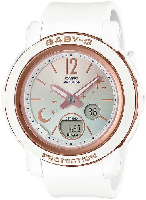BABY-G ムーン&スター 夜空に輝く月と星 BGA-290DS-7AJF レディース