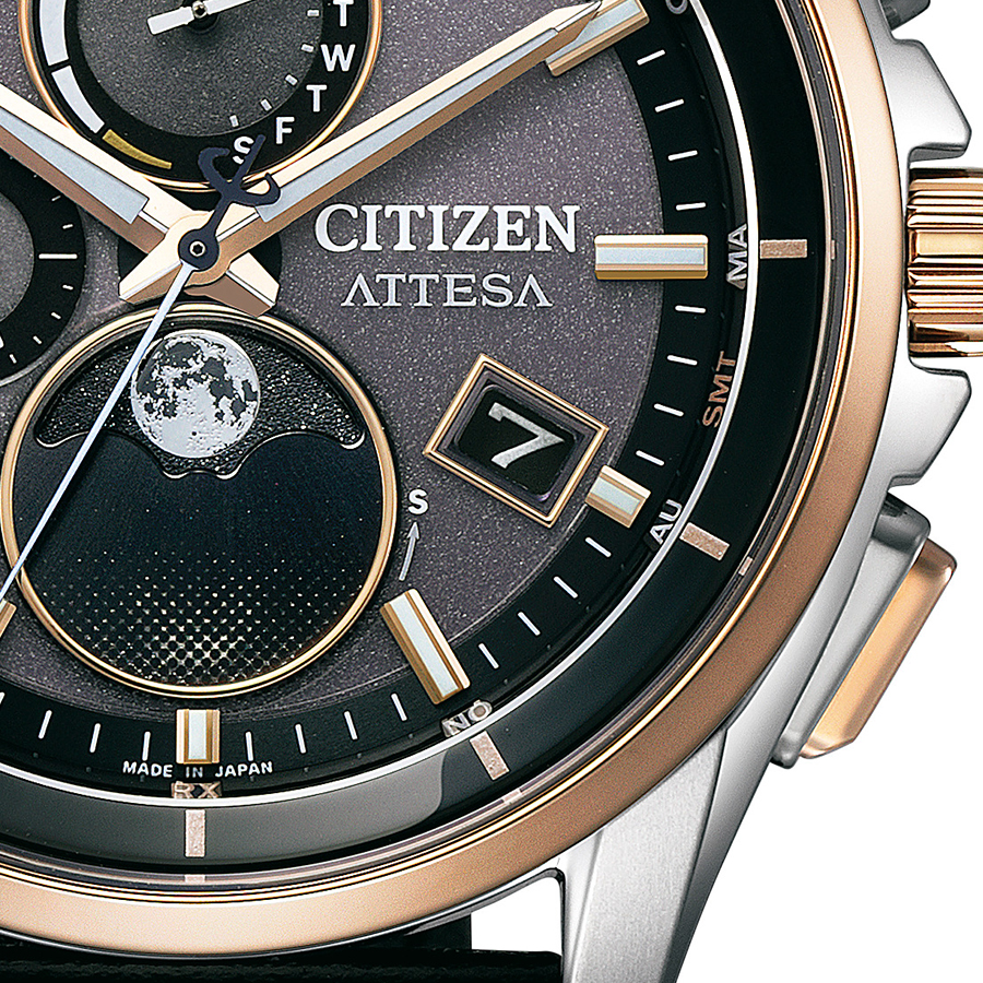ATTESA（CITIZEN） シチズン アテッサ ブラックチタンシリーズ ムーン