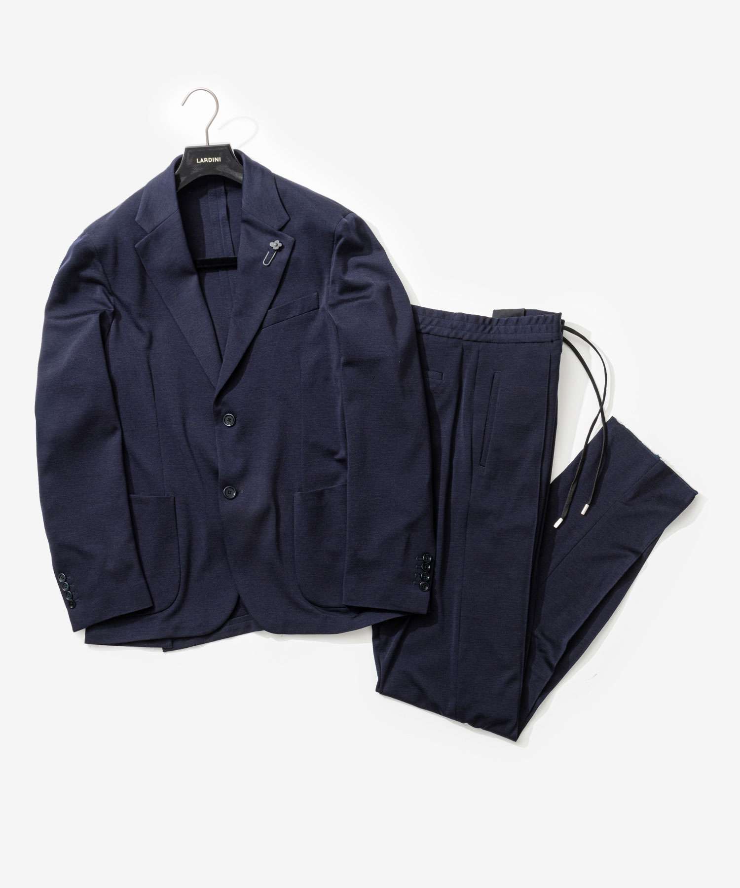 LARDINI（ラルディーニ） ウールジャージースーツ イージーウエア