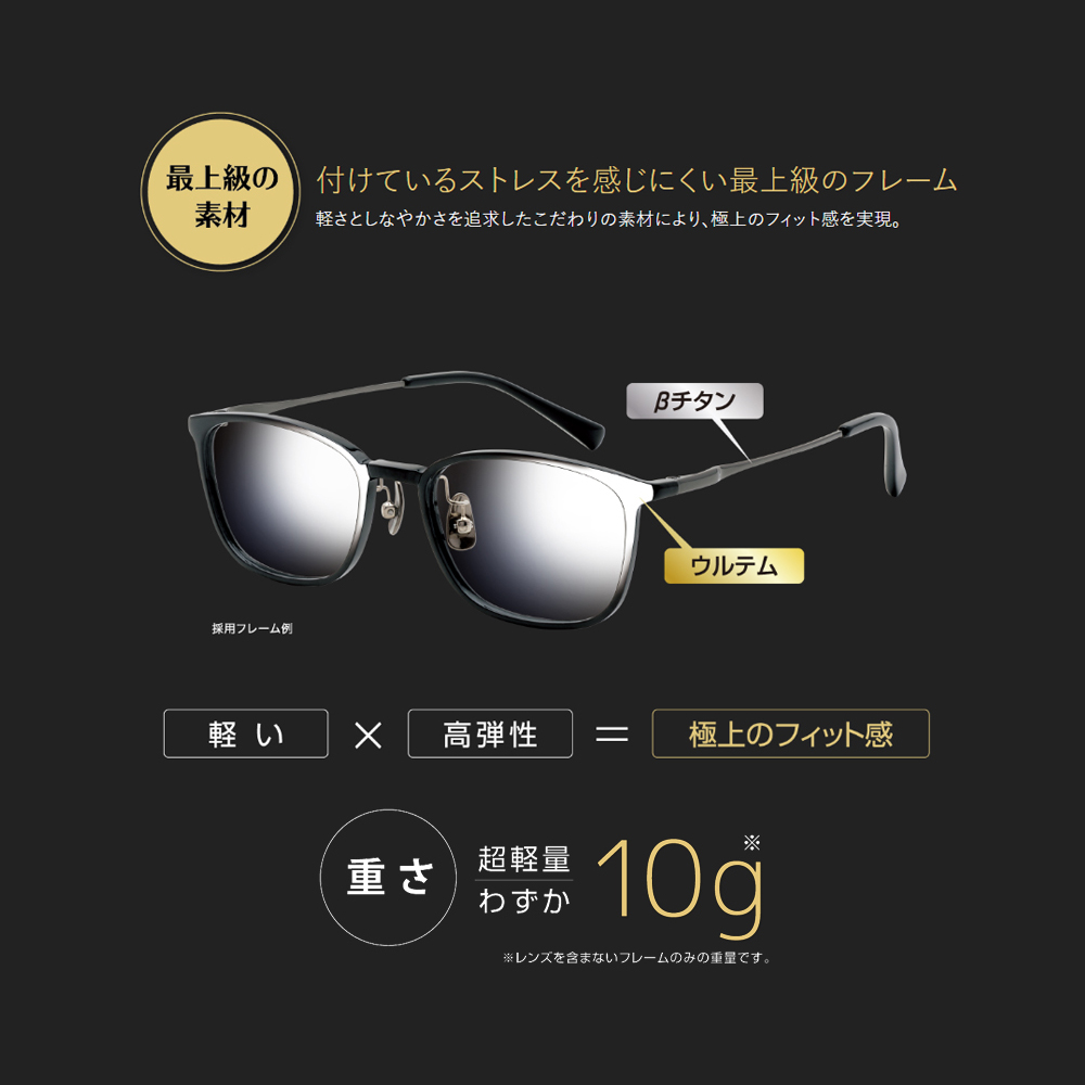 ミエルPro 老眼鏡 MR002-TO mierupro ミエルプロ 累進多焦点レンズ