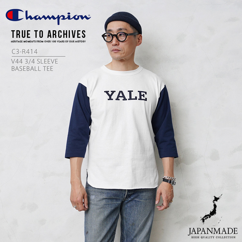 True to Archives Champion チャンピオン C3-R414 V44 3/4スリーブ