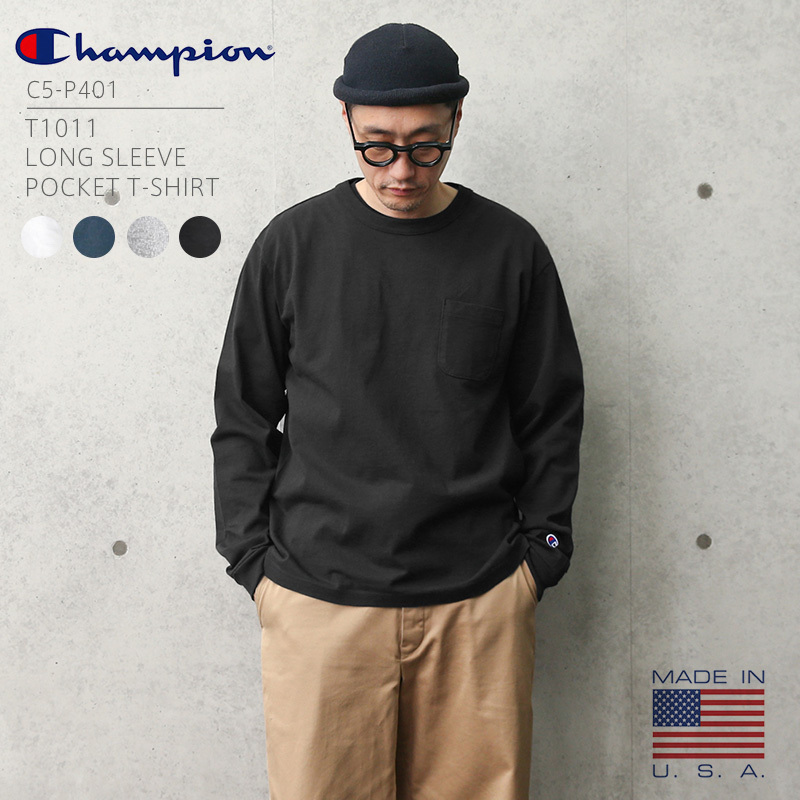 MADE IN USA（Champion） Champion チャンピオン C5-P401 T1011 長袖