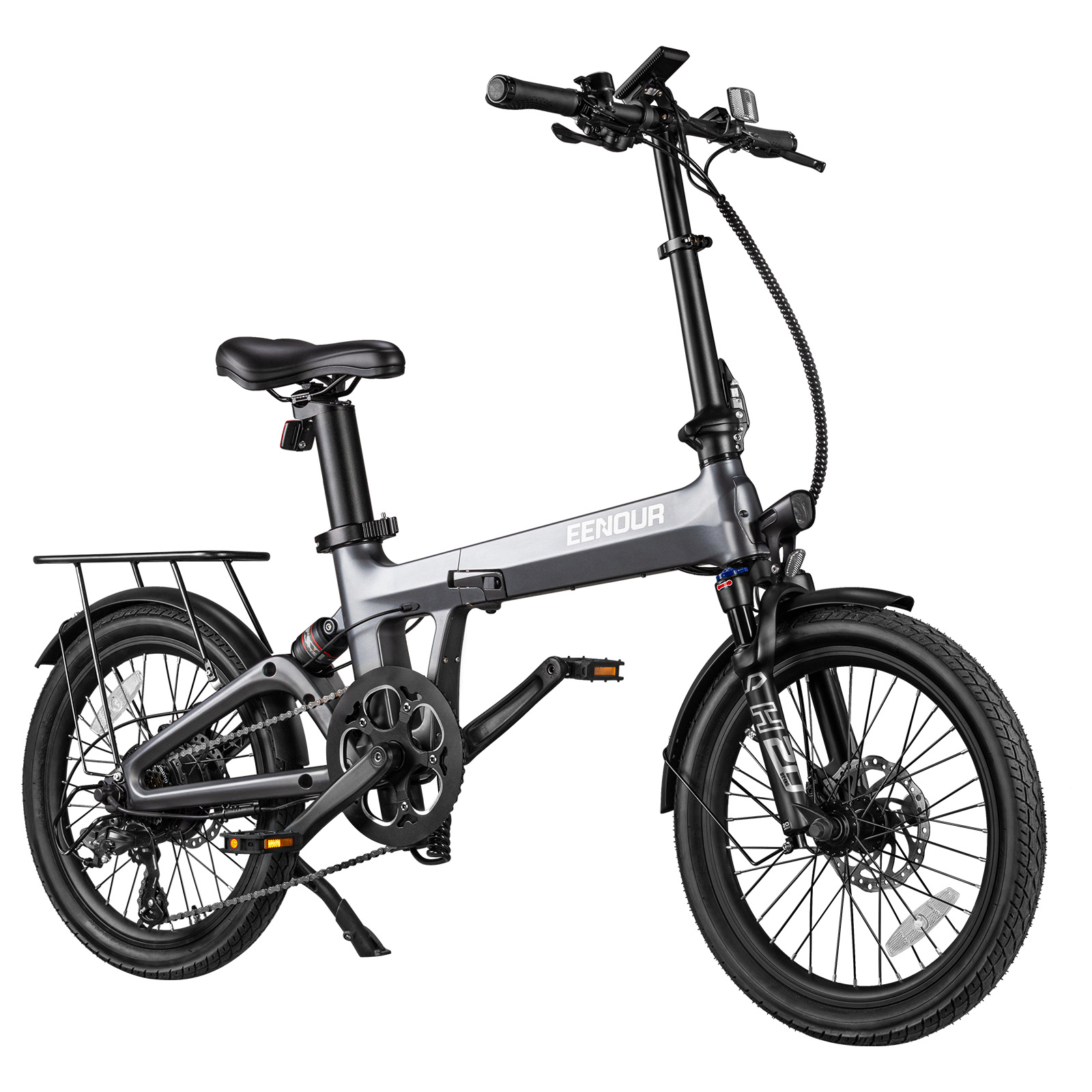 EENOUR 電動アシスト自転車 20インチ 折りたたみ 7段変速 ダブル