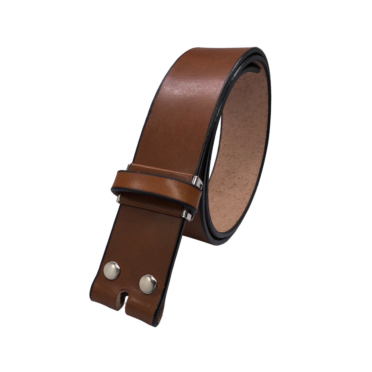 ベルト 栃木レザー メンズ 本革 帯のみ 交換用 バックル無し 40mm 牛革