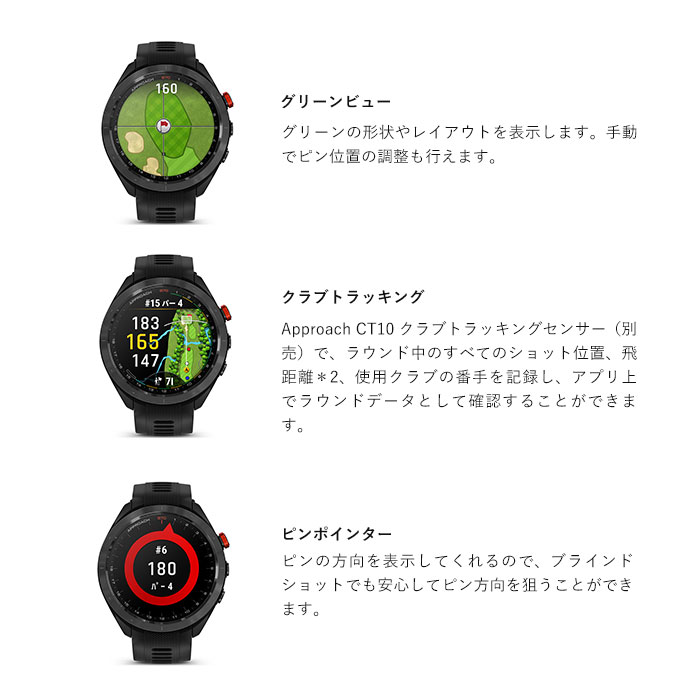 GARMIN（ガーミン） GARMIN Approach S70 47mm モデル 腕時計型GPS