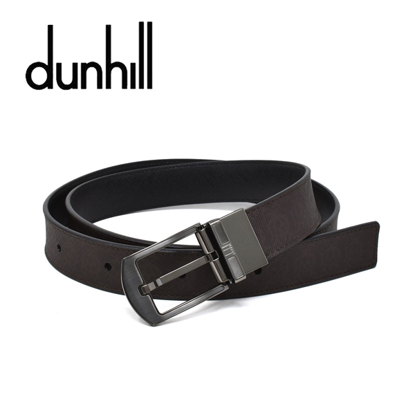 dunhill（ダンヒル） ベルト リバーシブル メンズ ガンメタル/ブラック