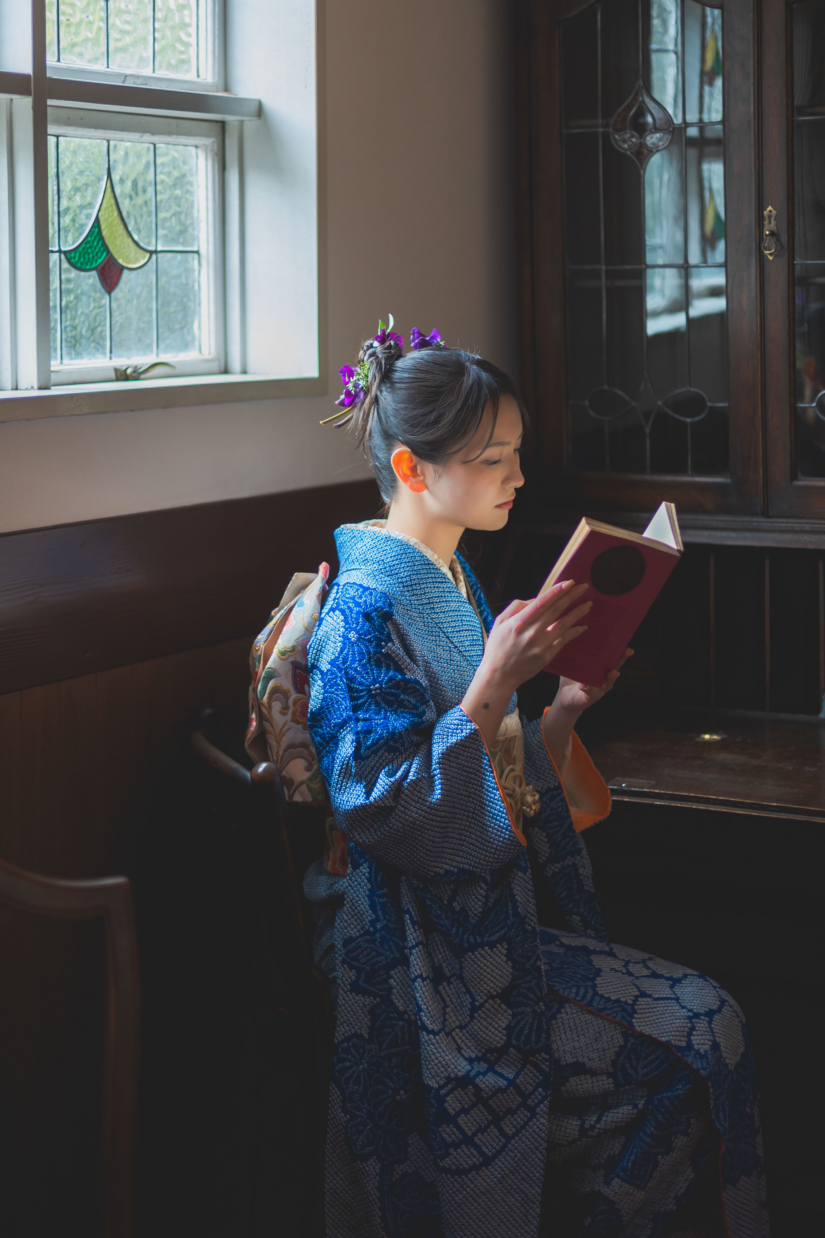 総絞り艶やか牡丹｜京都の成人式振袖・卒業式袴レンタル シュハリス