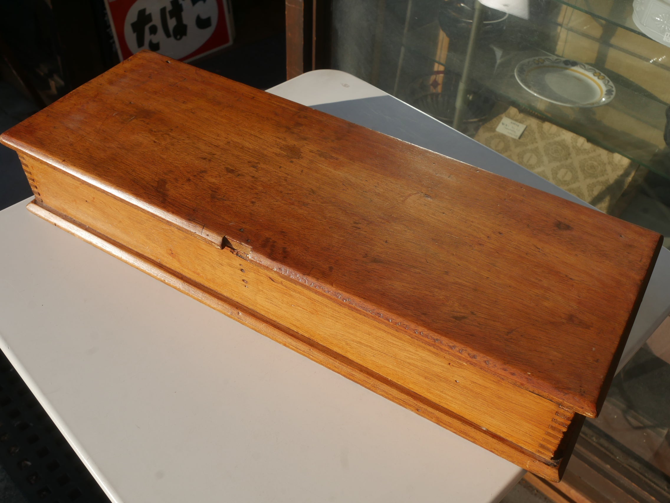 英国製 工具箱 ヴィンテージ 木箱 古道具 チーク材 – smileantiques