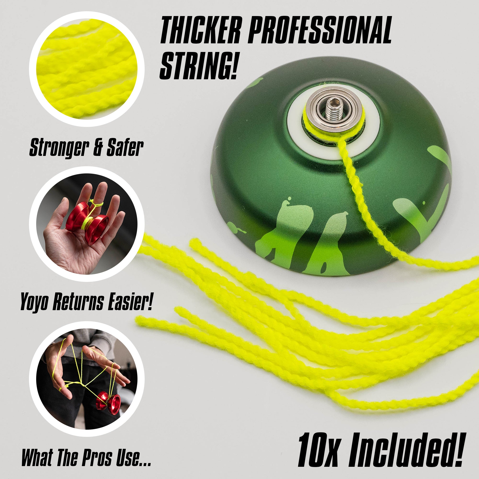 REVLO Green Apple Splash Yoyo Kit – SPINTEK