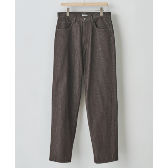 AURALEE / オーラリー | HARD TWIST DENIM WIDE PANTS (メンズ