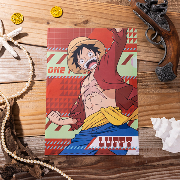 ワンピース】『MUGIWARA STORE ARTS』クリアファイル ルフィ