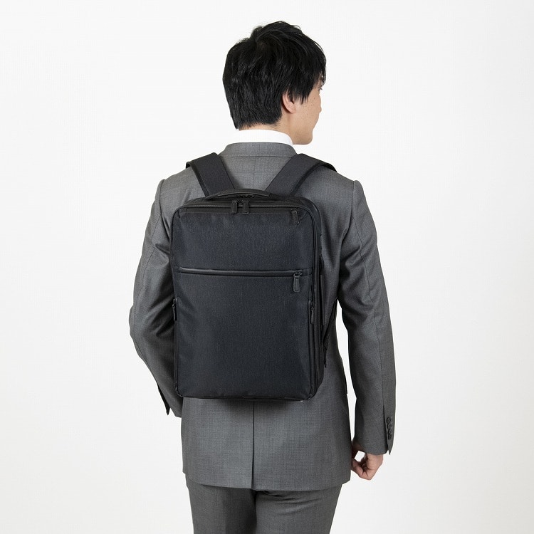ace.／エース ガジェタブル ヘザー2 68293 リュック 16L(01：ブラック