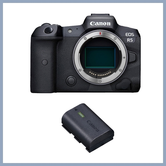 EOS R5・ボディー＋予備バッテリーセット □納期約1週間:ミラーレス