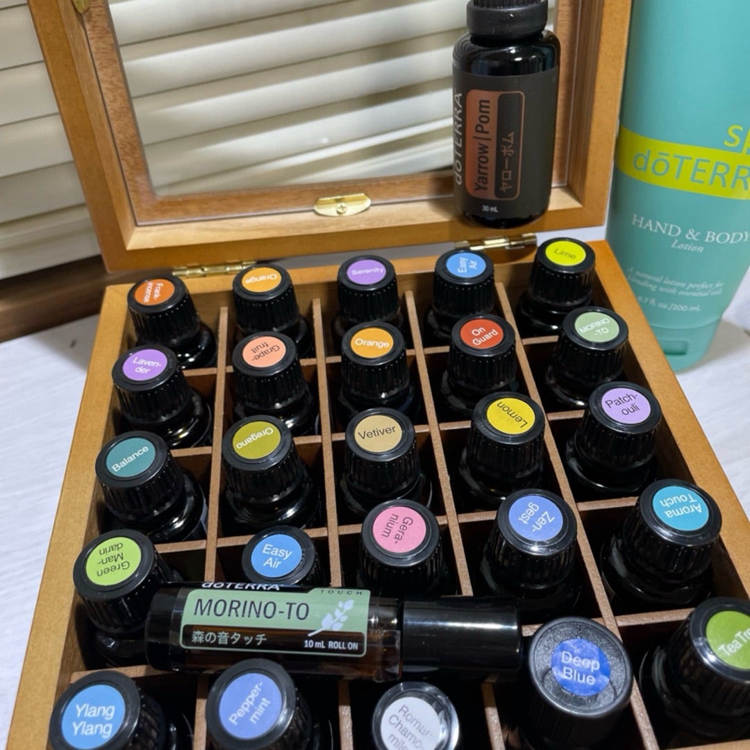 ドテラ エッセンシャルオイル doTERRA 木箱 【公式通販】