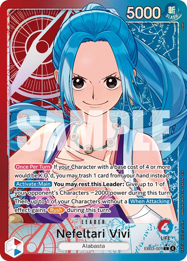 OP04-118 Nefeltari Vivi One Piece Card Game Card | One Piece Card Game