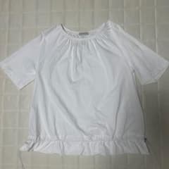 MONCLER ホワイト 半袖シャツ フリル裾！美品！またまたお値下げです