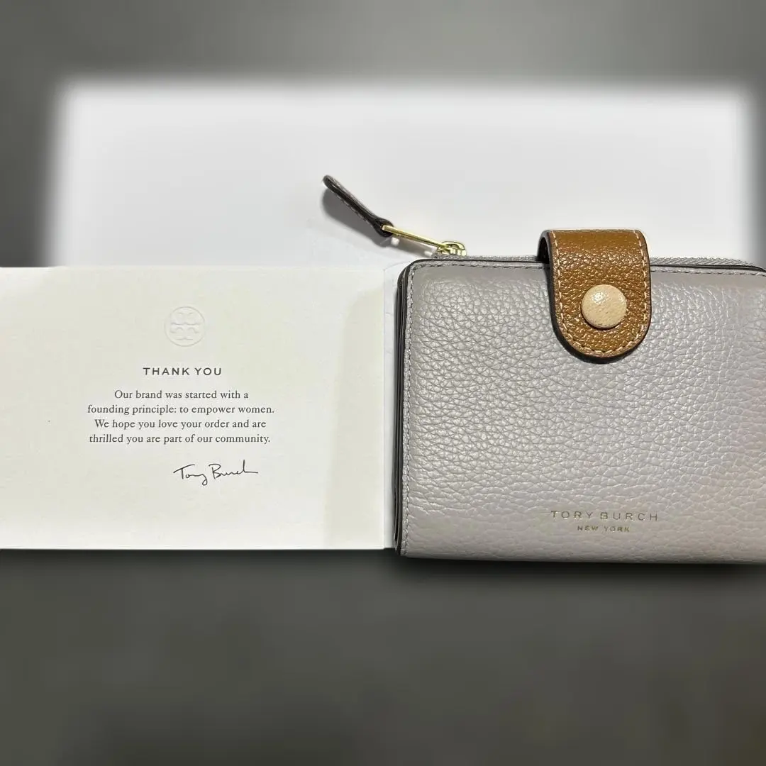 2026年最新】Tory Burch カラー：グレイ系 二つ折り財布の人気アイテム