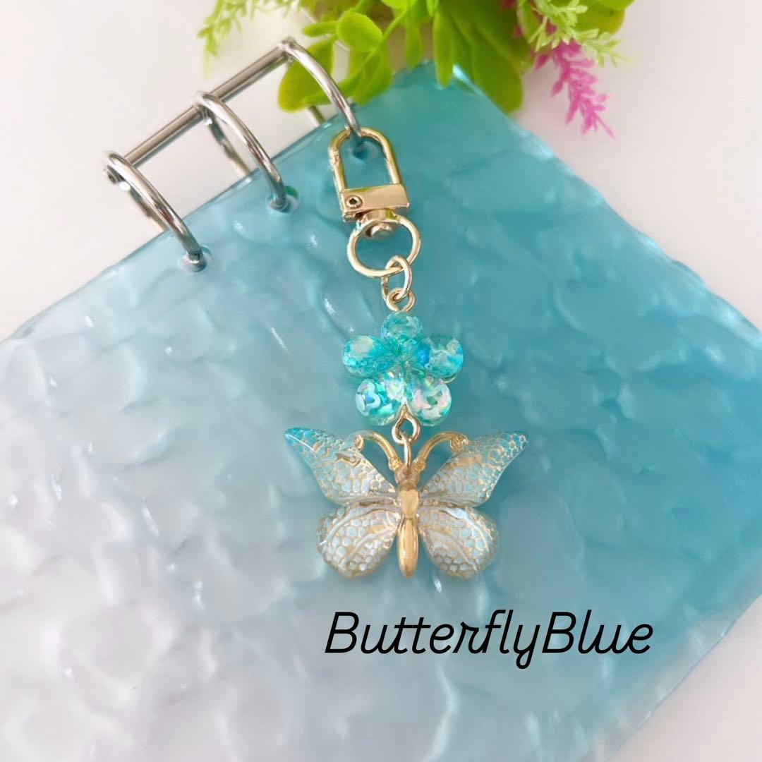 アクリルバインダー♡水流模様A6韓国バインダー貯金savingバタフライ