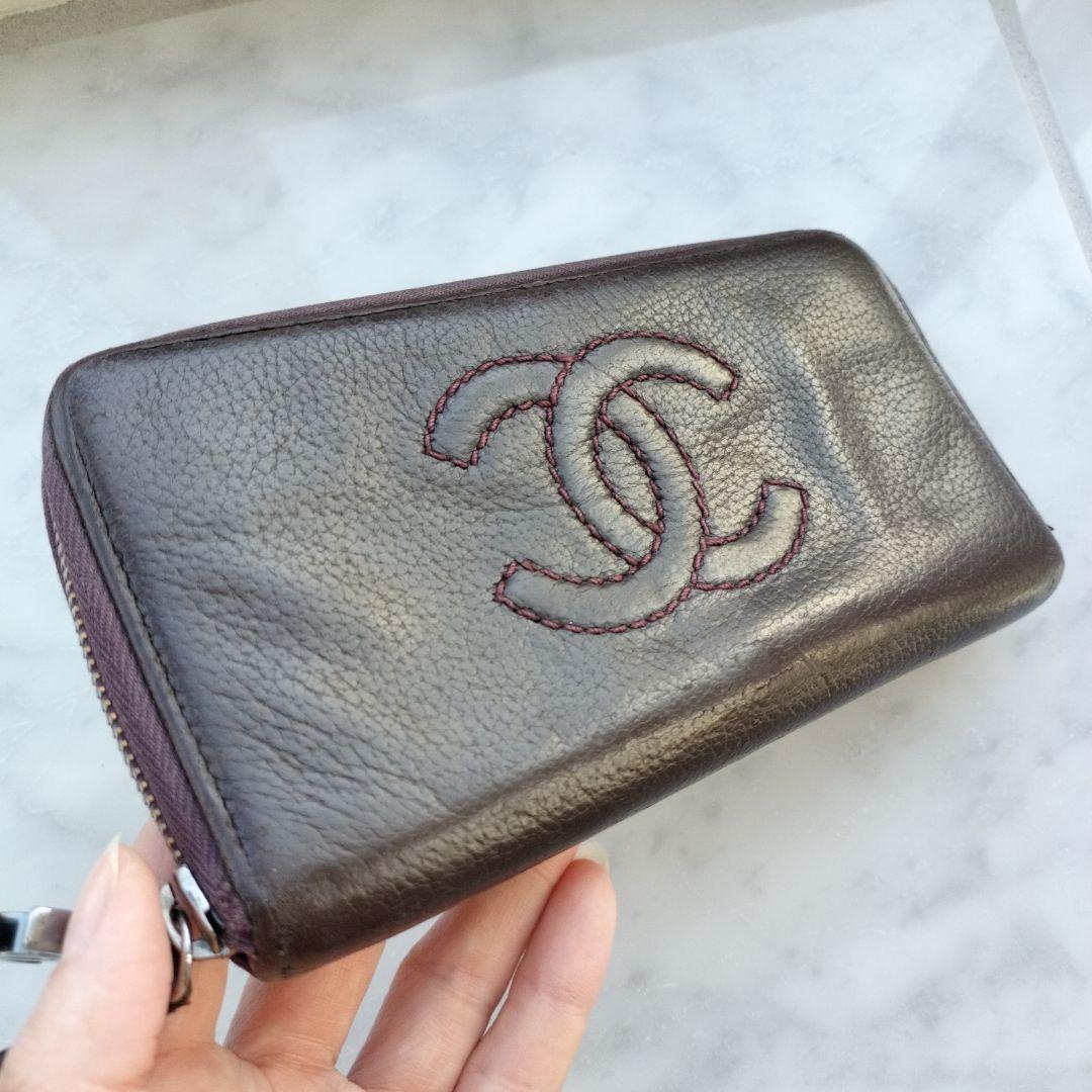 CHANEL シャネル ラグジュアリーライン ラウンドファスナー 長財布 CHANEL（シャネル） 【超美品】シャネル ラウンドファスナー長財布