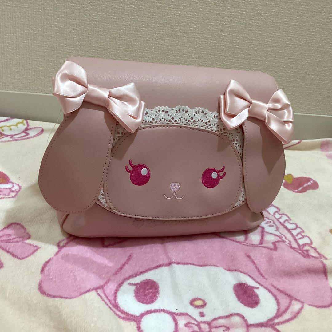 うさくみゃちゃんショルダーバッグ ピンク - メルカリ