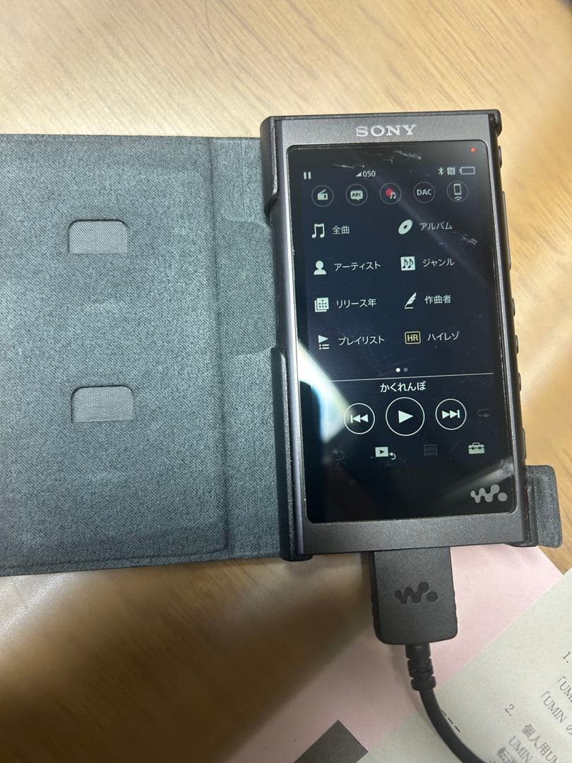 Sony NW-A50seriesウォークマン16GB ケース充電コード付き SONY NW-A50 クリアケース/カバー 耐衝撃 背面カバー 背面ケース