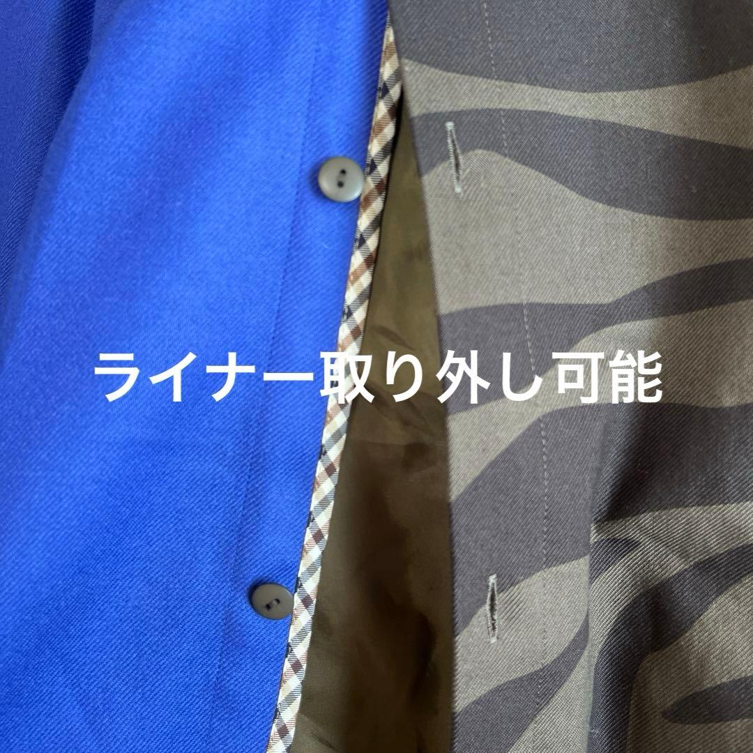 極美品】 アクアスキュータム トレンチコート ゼブラ ライナー M