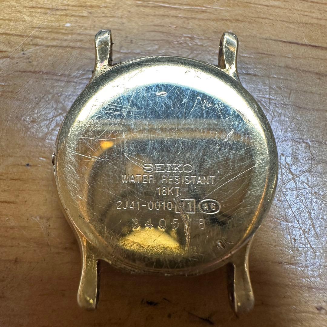 u*i様 SEIKO EXCELINE 18KT 15.5g 2J41-0010