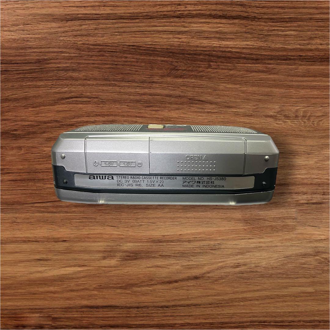 ジャンク】aiwa HS-JS380 ステレオラジオカセットレコーダー - メルカリ
