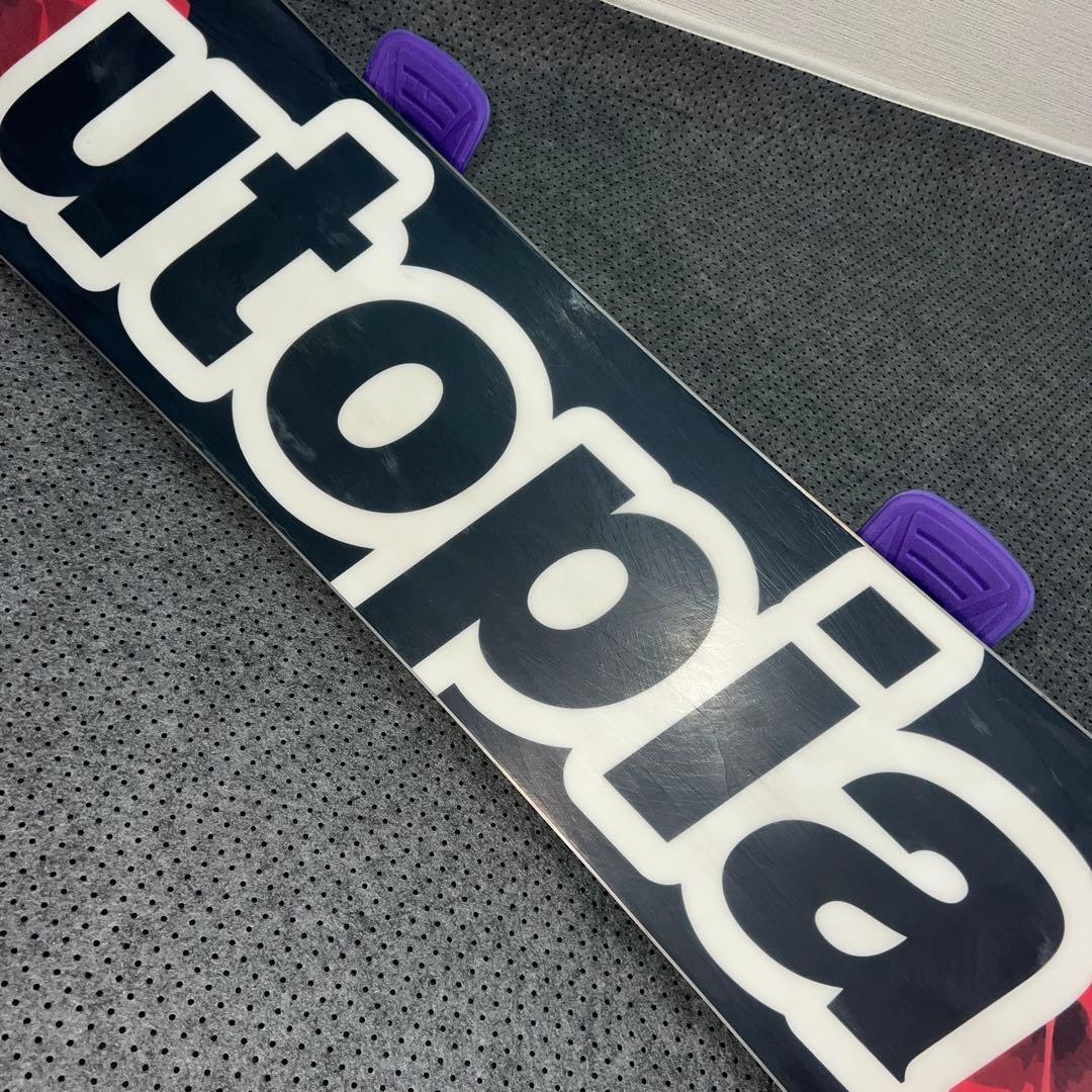 2回使用 141cm SLQ UTOPIA FLAT×バイン snowPRO