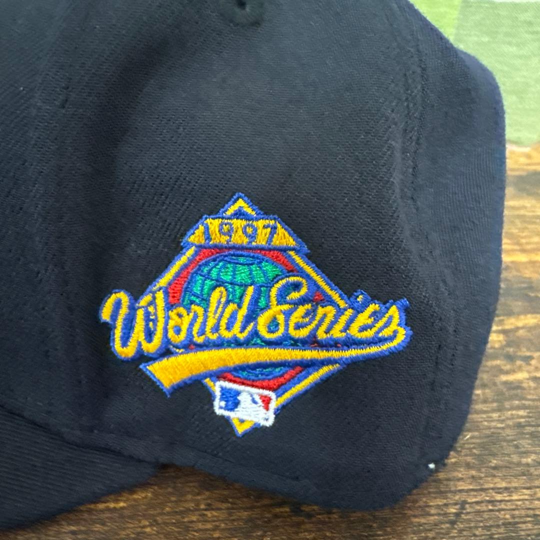 NEW ERA 59fifty インディアンス ワフー酋長ロゴ - メルカリ