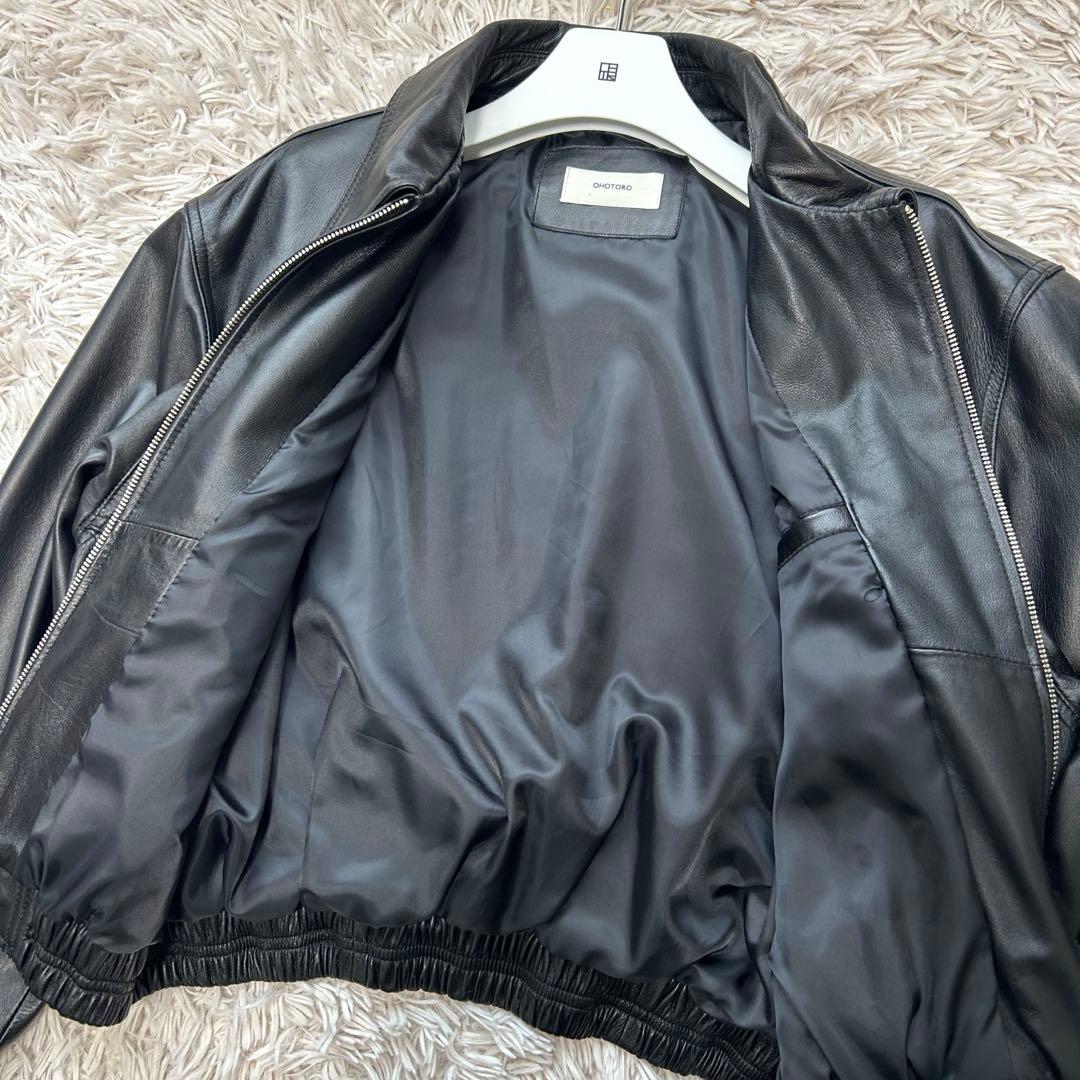 ohotoro A2 lambskin jacket レザージャケットラムスキン - メルカリ