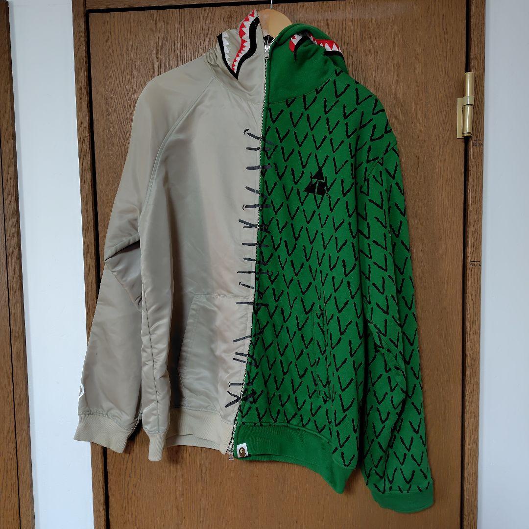 アベイシングエイプ✕AMBUSHアリゲーターパーカージャケット A BATHING APE BAPE AMBUSH アリゲーター パーカー M - メルカリ