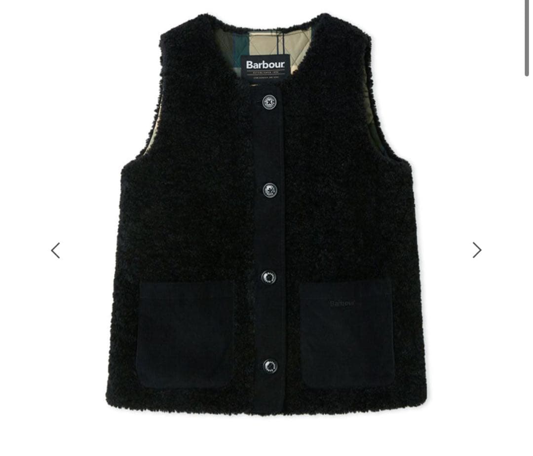 Barbour ベスト ブラック M相当 Barbour（バブアー） コート ジャケット 「別注」「BARBOUR/バブアー