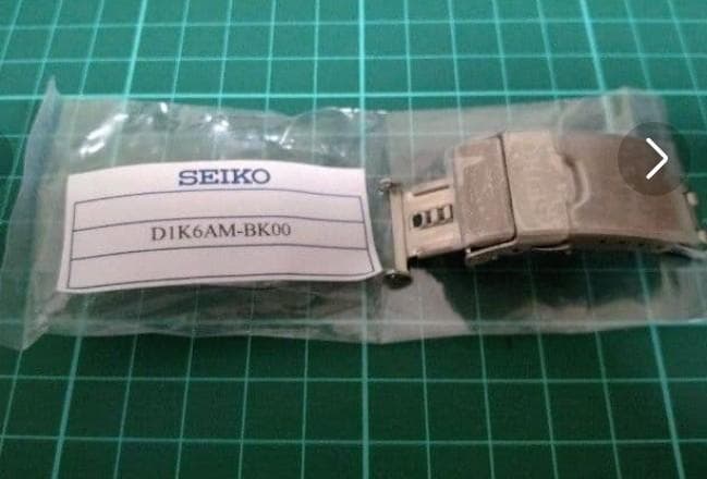 ほぼ未使用品】セイコー純正 エクステンション付バックル D1K6AM-BK00