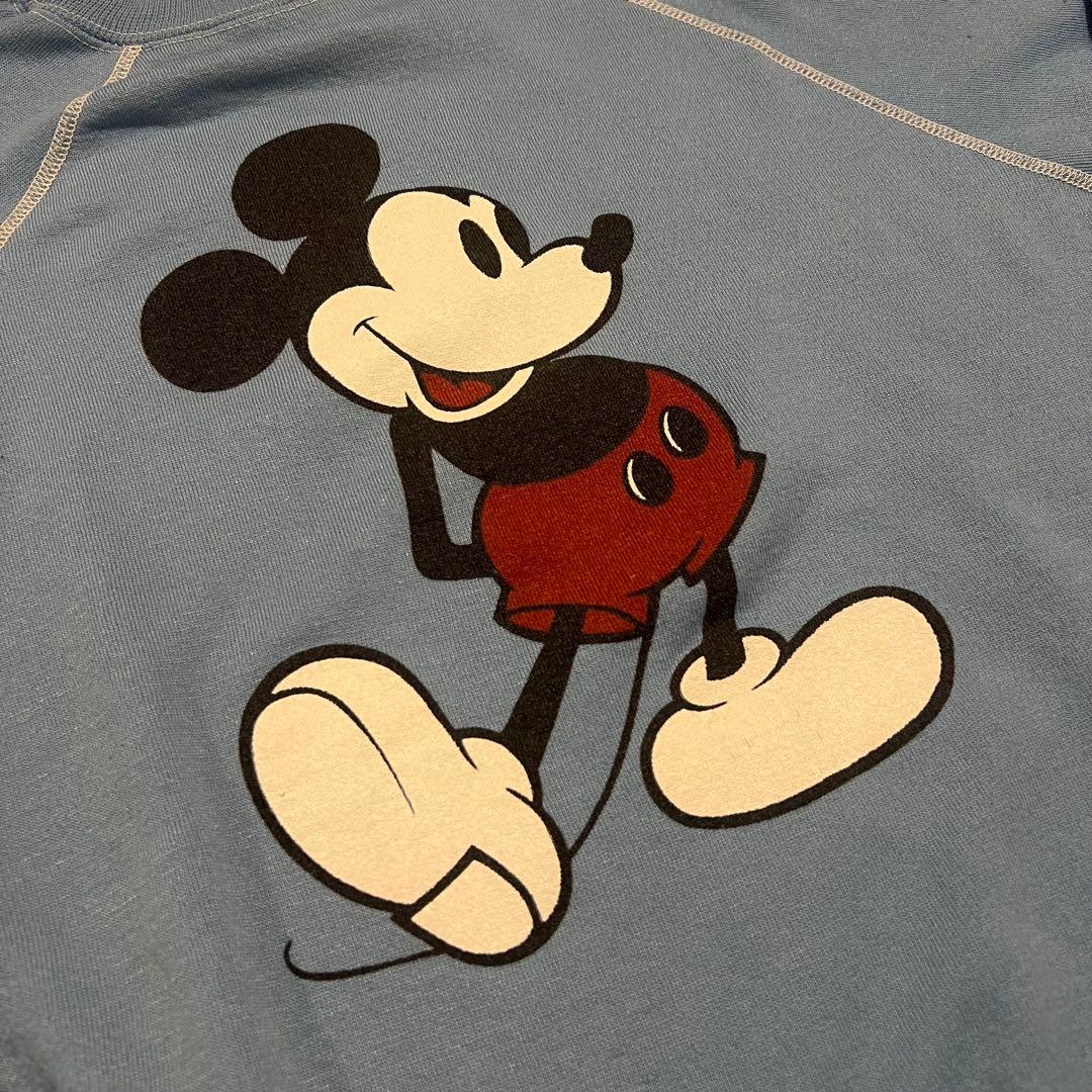 70s 80s Disney 白足ミッキー スウェット USA製 水色 Lサイズ - メルカリ