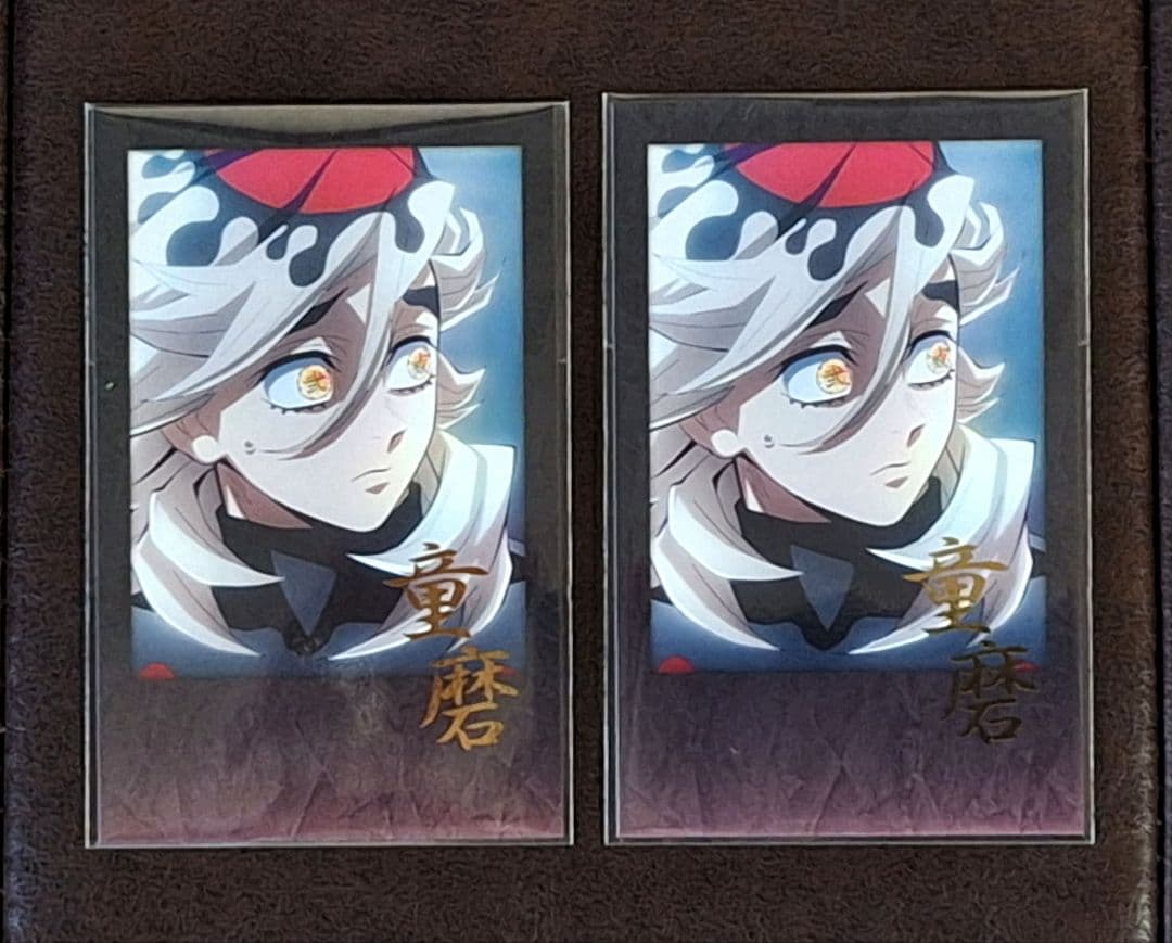 鬼滅の刃】ufotable ダイニング チェキ風ブロマイド2点セット／童磨
