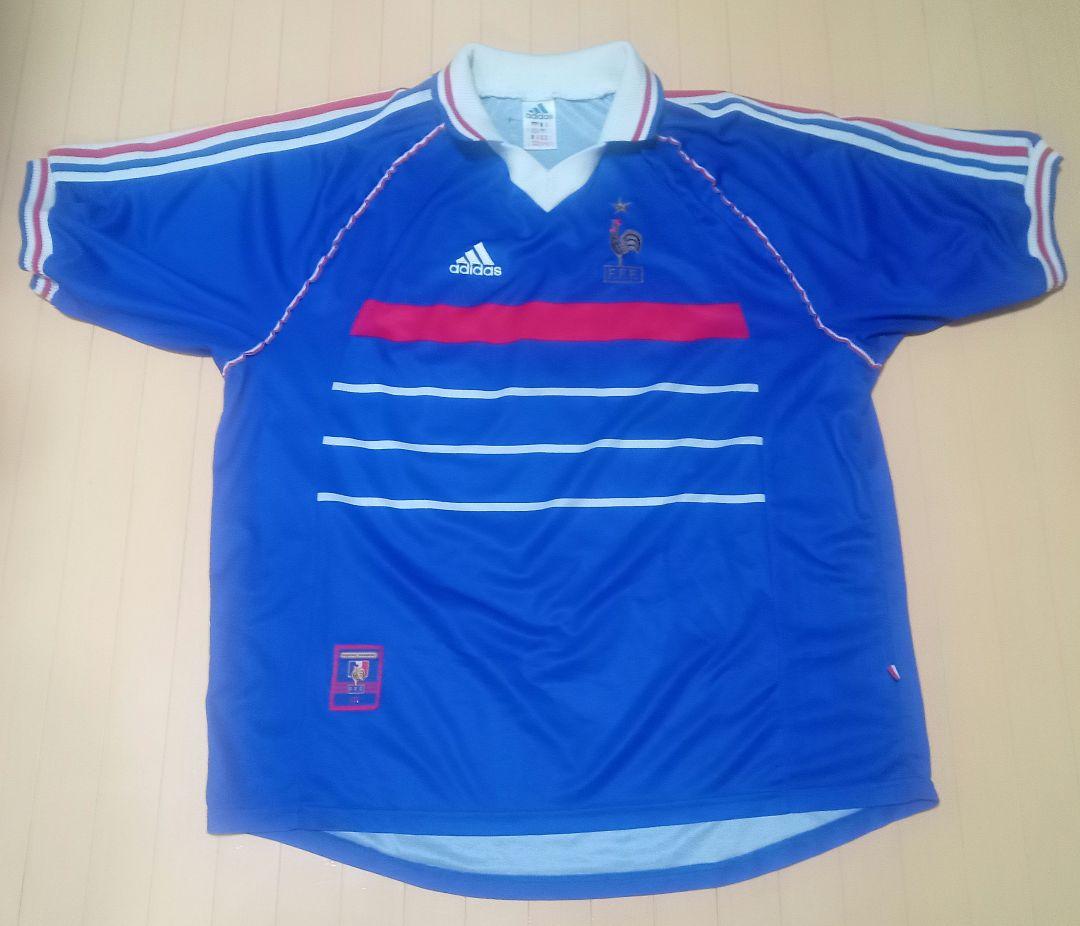 adidas フランス代表 98-99（H）ゲームシャツ ジダン - メルカリ