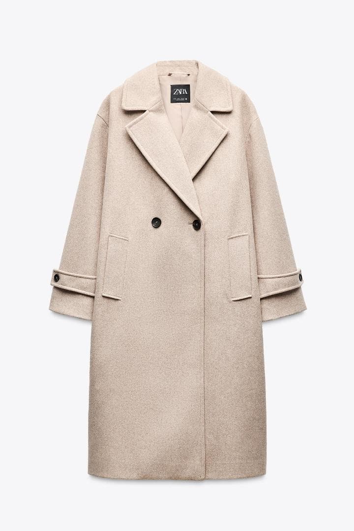 ZARA】S ○#オーバーサイズ ソフトコート○ ベージュ Beige - メルカリ