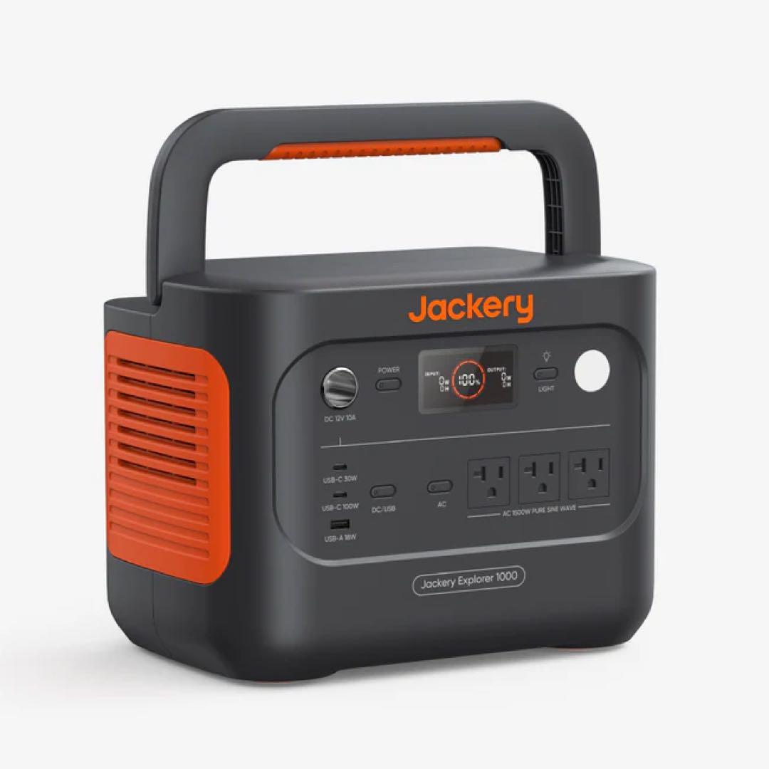 Jackeryポータブル電源1000New 100W ソーラーパネル 2点セット