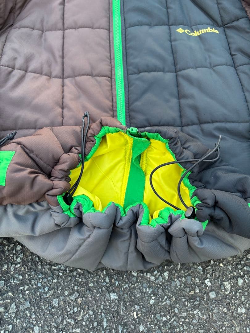 Columbia hooded puffer jacket マルチカラー 00s - メルカリ