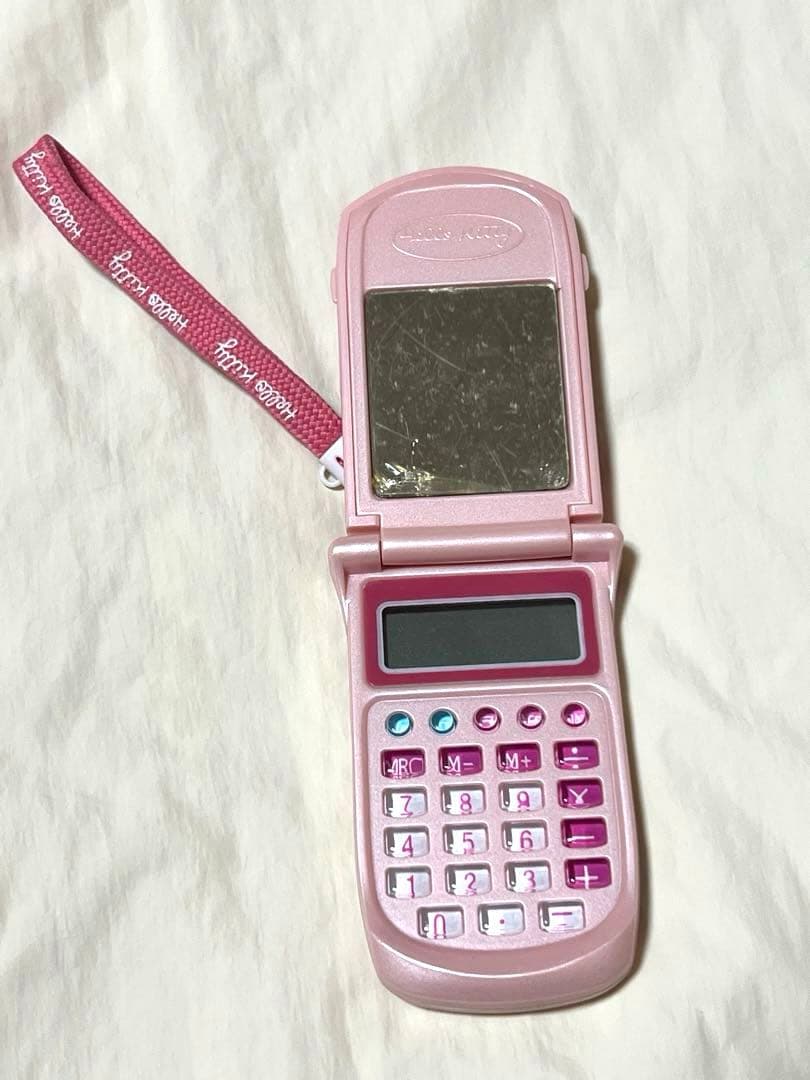 平成レトロ☆2002年 ガラケーおもちゃハローキティ サンリオ 携帯電話