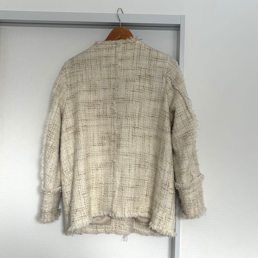 CLANE NO COLOR TWEED JACKET サイズ1 - メルカリ